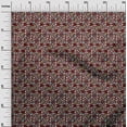 thumbnail image 2 of oneOone Viscose Chiffon Fabric Leaves & Floral Block Print Fabric BTY 42 Inch Wide, 2 of 4
