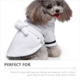 thumbnail image 2 of Pet Bathrobe Comfortable Dog Bath Towel Supple Dog Bath Clothes Dog Robe Pet Clothes, 2 of 8
