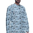 thumbnail image 3 of Atasi Designer Printed Summer Wear Long Kurta With White Pajama Set For Men, 3 of 3