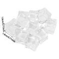 thumbnail image 4 of Glaçons Carrés 10 Pcs Glace Acrylique Transparente Réutilisable pour Rideau d'Exposition 2022 Accessoire Photo Lumière Table Photographie Négatif dans le Noir Rideaux Supports Photo Brique de Photographie Sarcelle pour Enregistrement Vidéo, 4 of 7