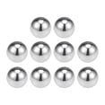 thumbnail image 1 of Uxcell Billes de Roulement Métriques en Acier Inoxydable 304 Grade G100 Billes de Précision 9 mm /0,35 Pouces, 1 of 5