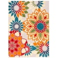 thumbnail image 4 of SAFAVIEH Cabana Quincy Floral Outdoor Area Rug, 4 of 9