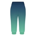 thumbnail image 3 of Yuyuzo Womens Capri Pants High Waisted Drawstring Sweatpants Running Gym Cropped Trousers with Pockets, 3 of 6