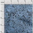 thumbnail image 2 of oneOone Silk Tabby Blue Fabric Moire Sewing Craft Projects Fabric Prints By Yard 42 Inch Wide, 2 of 4