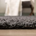thumbnail image 3 of Unique Loom Solo Solid Shag Collection Tapis Moderne en Peluche Luxuriant et Doux, 7 Pi 0 x 10 Pi 0, Gris Graphite, 3 of 5