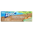 thumbnail image 1 of Ziploc® Compostable Sandwich Bag, 20 Bags, 1 of 8