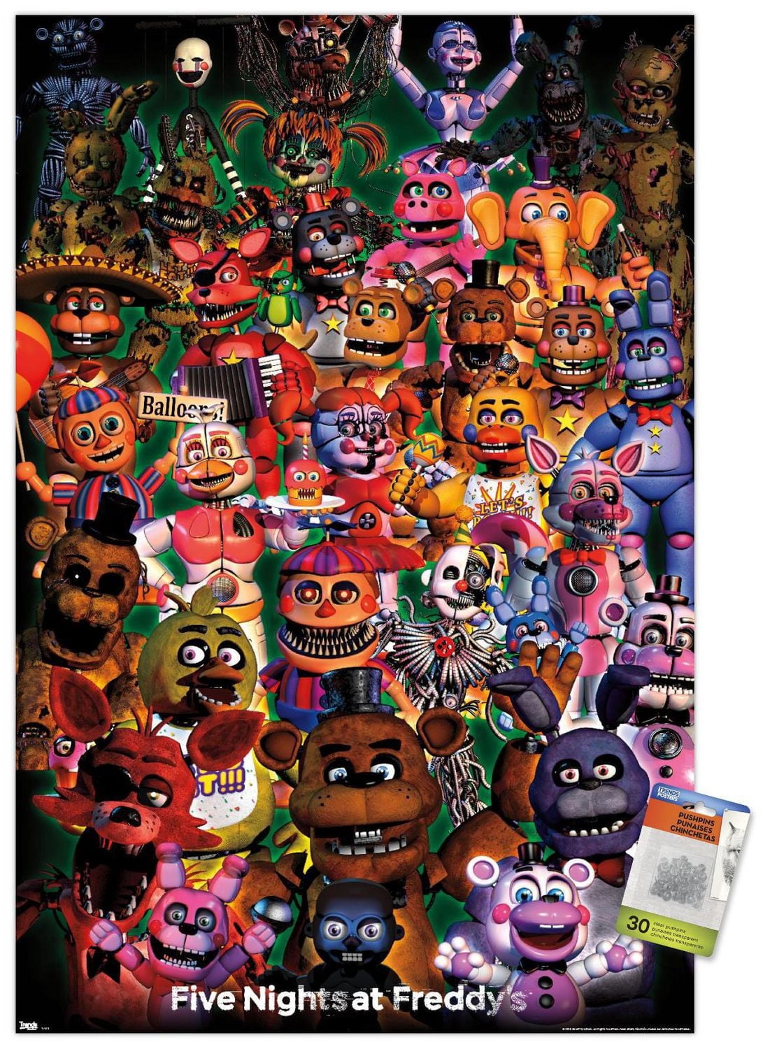 Five Nights at Freddy's - Ultimate Group Wall Poster
