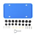 thumbnail image 2 of Miulika Silicone Covers Rust Rubber w/ Drainage Holes Auto Blue 2pcs, 2 of 9