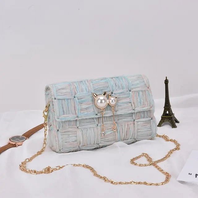 DIY Hand Knitting Crochet Bags Material Kit Woven Bag Making Tool Cross Stitch Mesh Plastic Canvas Sheets Set Handmade Purse Kit