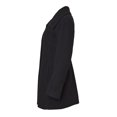 thumbnail image 3 of Sportoli Womens Mid-Length Single Breasted Wool Look Dress Coat with Pockets - Black (X-Large), 3 of 7