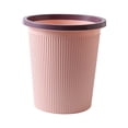 thumbnail image 2 of Small Trash Can with Lid | Press Top Wastebasket for Bathroom, Kitchen, or Office | Plastic Garbage Bin with Bag Holder | Compact Step-On Trash Can for Small Spaces, Dorm, or RV, 2 of 7