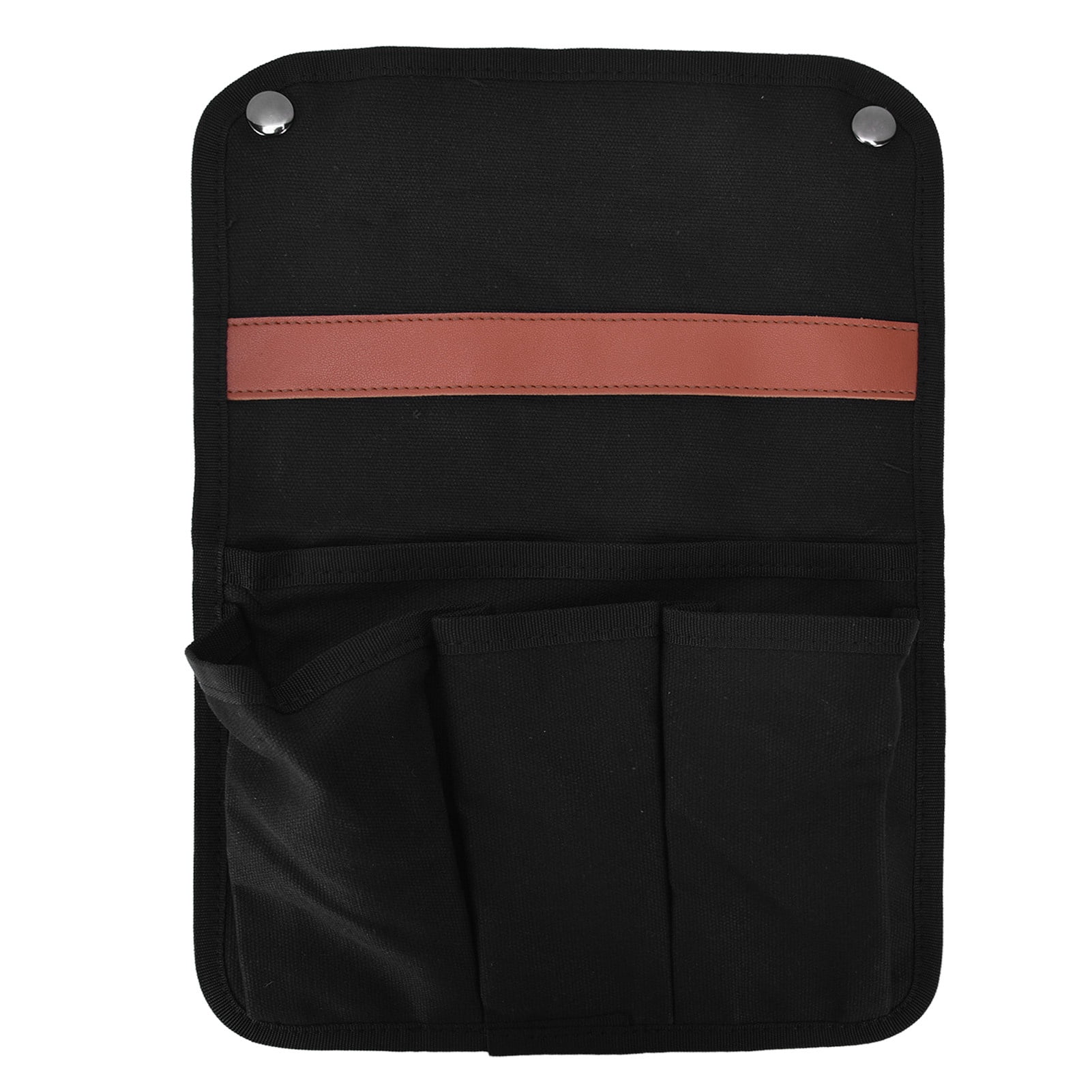 Camping Chair Armrest Storage Bag, Lightweight Portable Large Capacity Camping Chair Armrest Hanging Bag Multiple Pockets For Beach For Outdoor Black