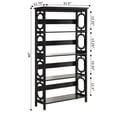 thumbnail image 3 of Convenience Concepts Omega Four-Shelf Bookcase in Black Wood Finish, 3 of 5