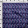 thumbnail image 2 of oneOone Tissu Popeline de Coton Imprimé Bloc de Poisson 1 Yard 56 Pouces de Large, 2 of 4