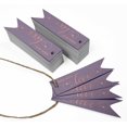 thumbnail image 3 of Inkdotpot Pack Of 100 Real Rose Gold Foil Paper Tags Made With Love Text Favor Hang Tags, 3 of 6