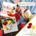 thumbnail image 4 of Animals Crochet Craft Art Tool Crochet Kit Beginners Desk Topper Home Prof M7 E9Y6, 4 of 8