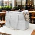 thumbnail image 3 of Lightweight Shoulder Strap Travel Tote for Cats and Small Dogs with Breathable Mesh Window Secure Portable Outdoor, 3 of 4