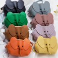 thumbnail image 3 of Portefeuille Éléphant Mignon pour Femmes, Portefeuille Compact en Cuir Wa W4 A8L2, 3 of 8