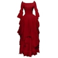 thumbnail image 2 of UPPADA Liquidation Robes d'Invitée de Mariage à Manches Évasées pour Femmes Robe de Cocktail Chic Robes de Bal d'Hiver Robes de Cocktail Formelles Robe à Carreaux Smockée Femmes, 2 of 6