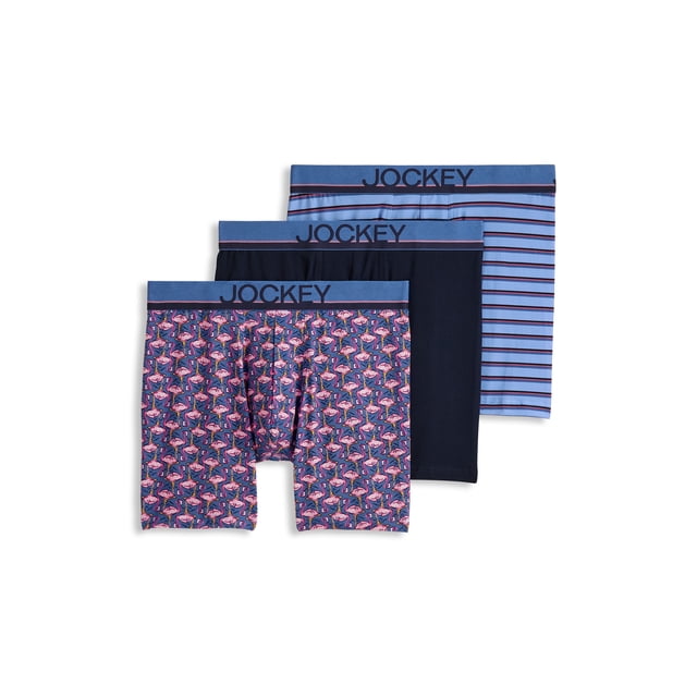 Jockey Boxeur-Brief pour Hommes True Style 6 Po - Lot de 3