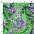 thumbnail image 2 of Soimoi Green polyester Crepe Fabric Leopard Animal Skin Printed Fabric 1 Yard 42 Inch Wide, 2 of 6