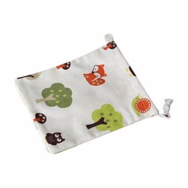 Coton Mélange Lin de Voyage de Stockage à Domicile Utilisation Impression Lin Sac de Rangement en Coton avec le Cordon de Serrage