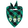 thumbnail image 2 of TIMIFIS Bandanas pour Chien et Chat de la Saint-Patrick Bandanas pour Chien de la Saint-Patrick Foulard pour Chien Vert Foulard Lavable - Liquidation Automne/hiver, 2 of 2