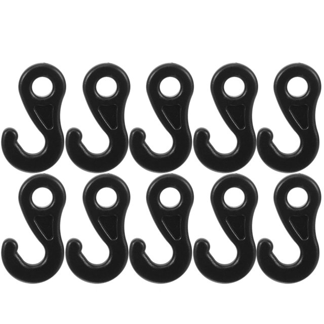 Miangastore 10 Pcs Crochets en Corde pour Tente de Camping Crochets Professionnels pour Extérieur Crochets Portatifs pour Tente Crochets Fixes pour Extérieur