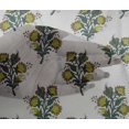 thumbnail image 4 of oneOone Viscose Chiffon Fabric Leaves & Floral Block Print Fabric BTY 42 Inch Wide, 4 of 4