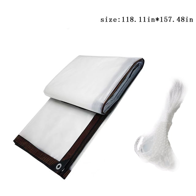PRETXORVE Transparent Multifunctional Waterproof Waterproof Tarpaulin Balcony Rain Shelter Outdoor Windproof Cold