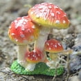 thumbnail image 4 of DOLITY Figurine Mini Champignon Maison Jardin Féerique Terrarium Déco Jaune Rouge C, 4 of 9