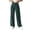 Green, variant on Timegard Suit Pants for Women Straight Leg Ruched High Waist Formal Casual Office Lightweight Trousers