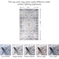 thumbnail image 2 of JV Home Area Rug Oushak Blue 2'x3'3" Washable Carpet Anti Slip, 2 of 6