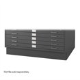 thumbnail image 1 of Safco Closed Low Base in Black (Fits 4986 and 4996 Flat File Cabinets), 1 of 2
