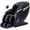 black, variant on MassaMAX Full Body Massage Chair, Zero Gravity Recliner with SL Track, Heating Function, Beige/Brown