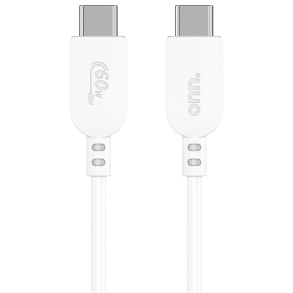 Onn. 3 FT/0.9 m USB 60W Certified USB-C to USB-C Cable