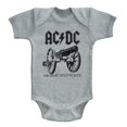 thumbnail image 2 of ACDC sur le Point de Bascule Encore Gris Chiné Bébé Grenouillère, 2 of 2