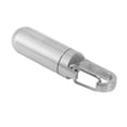 thumbnail image 1 of Pill Fob Container, Stainless Steel Pill Case Emergency Keychain Pill Holder For Medicine Organizer Dispenser, 1 of 8