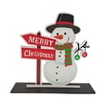 thumbnail image 3 of Christmas Tree Small Pendant Wooden Colored Drawing Pendant Bell Christmas Santa Claus Christmas Element-Decorations, 3 of 6
