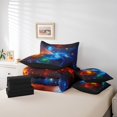 thumbnail image 5 of YST Space Galaxy Twin Comforter Set 7 Piece,Starry Sky Bed in A Bag With Sheets For Kids Boys Outer Space Solar System Bedding Set Gold Blue Nebulas Planets Reversible Bed Set, 5 of 5