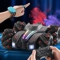 thumbnail image 1 of Dvkptbk Remote Control Vehicles Double Spray Remote Control Stunt Drift Car Four-Wheel Drive Power with Light Music Double-Sided Car Children's Toys Car Model, 1 of 6