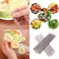 thumbnail image 3 of BBQ sticks, 100 pieces, specifications: round sticks 2.2mm 40cm, 3 of 7