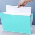 thumbnail image 4 of Vrorvz 12 Pocket Accordion Organizer for Student Exam and Office Documents Portable File Folder for Efficient Paper Storage and Management Suit for Home and Office Use, 4 of 6