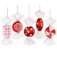 thumbnail image 3 of Vickerman O127303 3.5 in. Red-White Candy Orn 5 Asst 5-Bx, 3 of 3