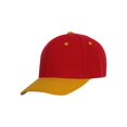 thumbnail image 1 of Casquette de Baseball Bicolore Ajustable, Rouge Or, 1 of 2