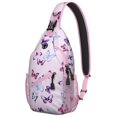 thumbnail image 1 of Polar Bear Sling Backpack - Winter-Themed Artistic Bear Pattern, Multi-Functional Anti-Theft Pack for Outdoor Adventures & Hiking, 1 of 4