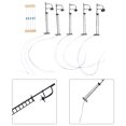 thumbnail image 1 of 5Pcs N gauge Yard Lights Model Lamp Posts Scenery Lamps + Free Resistors, 1 of 1