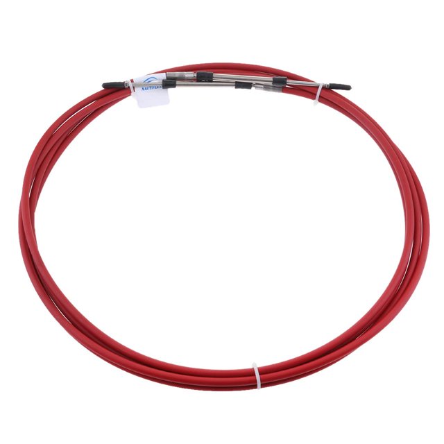 funtasica Red Throttle Remote Control Box Cable for Outboard 20 FT
