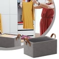 thumbnail image 1 of Organisateurs et Rangement pour Garde-Robe, Organisateurs et Rangement, Bac Organisateur de Garde-Robe Panier de Rangement Pliable avec Cadre en Acier Support Bac de Rangement pour Garde-Robe Bac de Rangement en Tissu avec Poignées, Organisateur de Rangement pour Jouets, 1 of 9