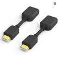 thumbnail image 1 of LOVEVER Flexible HDMI Male to Female Lead Cable Extender Extension Adapter New Conn I5T1, 1 of 9